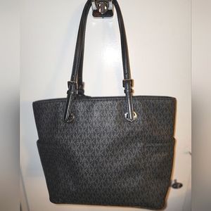 Black Michael kors shoulder purse tote